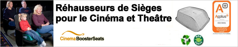 Fabrique de réhausseurs de sièges pour le cinéma 